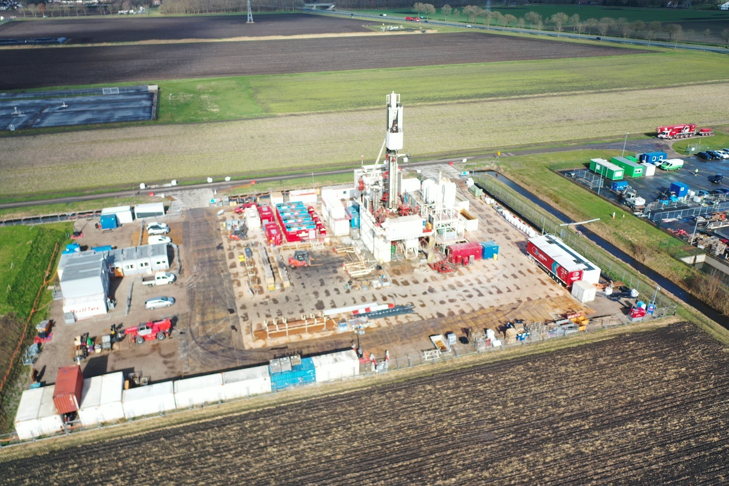 Locatie voor evaluatieboringen voor toekomstige waterstofopslag